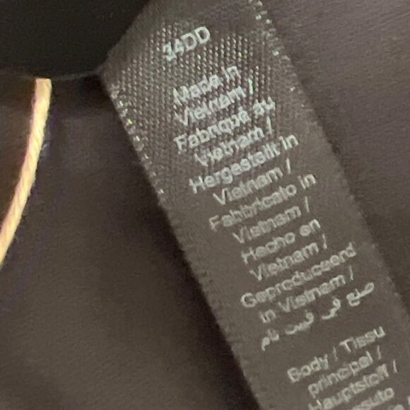 Skims Fit Every Day Strapless Black Bra Size 34DD Style BA-BAN 9055 - Picture 5 of 9